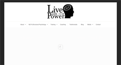 Desktop Screenshot of livewithpower.com