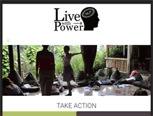 Tablet Screenshot of livewithpower.com